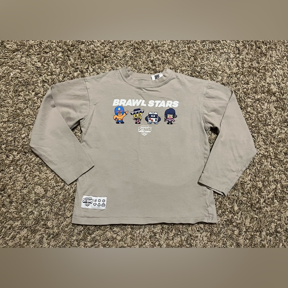 Zara Brawl Stars Long Sleeve Graphic T Shirt Boys Size 8/9 Years